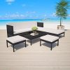 LicongUS-15-Pieces-Garden-Sofa-Set-Black-Poly-Rattan-Outdoor-Sofa-Set-Designed-to-be-Used-Outdoors-Year-Round-Rattan-Sofa-Set-0