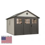 Lifetime-11-x-185-ft-Outdoor-Storage-Shed-with-Tri-Fold-Doors-0