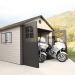 Lifetime-11-x-21-ft-Outdoor-Storage-Shed-with-Tri-Fold-Doors-0-2