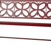 Liquid-Pack-Solutions-Metal-Garden-Bench-in-Red-Features-an-Openwork-Butterfly-Pattern-and-a-Bold-Red-Finish-for-Eye-catching-Style-Four-Outdoor-Use-0