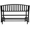 Liquid-Pack-Solutions-Outdoor-Patio-Steel-Glider-Bench-Made-from-Heavy-duty-Steel-Material-so-it-is-Sure-to-Hold-Up-to-the-Harsh-Elements-0-2