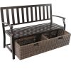 Liquid-Pack-Solutions-Patio-Garden-Back-Yard-Furniture-Bench-with-Wicker-Storage-Box-in-Brown-Color-Perfect-for-Your-Garden-0-2