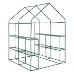 Livebest-3-Tier-8-Shelf-Mini-Walk-In-Greenhouse-Portable-Outdoor-Garden-Green-House56x56x77in-0-2