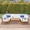 Lorelei-Outdoor-8-Seater-Teak-Finished-Acacia-Wood-Sectional-Sofa-and-Table-Set-with-Cream-Water-Resistant-Cushions-0