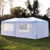 MCombo-White-10×20-Ft-Easy-POP-Up-Wedding-Canopy-Party-Tent-No-Window-Gazebo-with-Side-Walls-and-Carry-Case-0-1