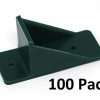 MINI-Roof-Guard-Snow-Guard-Prevent-Sliding-Ice-Snow-Stop-Buildup-Plastic-ACRYLIC-GREEN-100-pack-0