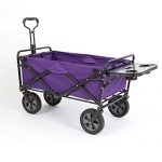 Mac-Sports-Collapsible-Folding-Outdoor-Utility-Wagon-Wagon-with-Side-Table-Purple-0