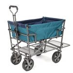 Mac-Sports-DD-100-Collapsible-Double-Decker-Outdoor-Utility-Wagon-with-Extended-Lower-Shelf-Teal-0