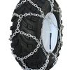 MaxTrac-Peerless-MTN-150-Garden-TractorSnowblower-NetDiamond-Style-Tire-Chains-18×950-8-0
