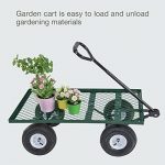 Mecor-Yard-Wagon-Cart-Garden-Utility-Lawn-Heavy-Duty-Steel-Cart-with-WheelsFlat-Free-Tires-660lbs-Multifunctional-Pulling-Wagon-0-2