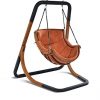 Mentoriend-Wooden-Swing-ChairHammocksOutdoor-Patio-Chair-With-Cushion-KD-Frame-0