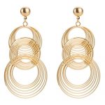 Metal-Circle-Clip-on-Long-Tassel-Hoop-Earrings-Art-Deco-Gift-for-Girls-Women-0