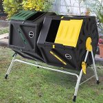 Miracle-Gro-Large-Dual-Chamber-Compost-Tumbler–Easy-Turn-Fast-Working-System–All-Season-Heavy-Duty-High-Volume-Composter-with-2-Sliding-Doors-FREE-Scotts-Gardening-Gloves-2–277gal105L-0-0