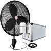 Misting-Fan-Kit-with-30-Inch-Oscillating-Fan-Black-Color-High-Pressure-1500-PSI-Misting-Pump-Stainless-Steel-Misting-Ring-for-Warehouse-Cooling-Industrial-Misting-Outdoor-Restaurant-Cooling-0