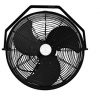 Misting-Fan-System-4-Black-Fans-18-Inch-Fans-with-1500-PSI-Misting-Pump-with-Patented-Center-Hub-for-Residential-Restaurant-Industrial-and-Commercial-Application-0-0