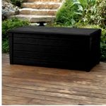Mocha-Resin-Wicker-Deck-Box-for-Indoor-And-Outdoor-Grey-Plastic-Heavy-Duty-120-Gallon-Decorative-Rectangular-Storage-Bench-Deck-Box-Without-Back-E-Book-0
