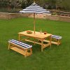 Modern-Design-Sturdy-Outdoor-Table-Bench-Set-with-Durable-Cushions-and-Adjustable-Folding-Umbrella-Made-of-Weather-Resistant-Wood-Navy-White-Stripes-Pre-Assembled-Panels-Expert-Guide-0