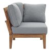 Modway-EEI-1146-NAT-GRY-SET-Marina-Premium-Grade-A-Teak-Wood-Outdoor-Patio-Sectional-Sofa-Corner-Chair-Natural-Gray-0-0