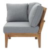 Modway-EEI-1146-NAT-GRY-SET-Marina-Premium-Grade-A-Teak-Wood-Outdoor-Patio-Sectional-Sofa-Corner-Chair-Natural-Gray-0-2