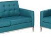 Modway-EEI-2444-TEA-SET-Loft-Upholstered-Fabric-Sofa-and-Loveseat-Set-Teal-0