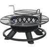 Mosaic-Fuego-Grande-Fire-Pit-Heavy-duty-Metal-Cooking-Grate-That-Swivels-360-and-Features-an-Adjustable-Height-29-Inch-0