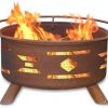 Mosaic-Santa-Fe-Fire-Pit-with-Grill-and-FREE-Cover-0