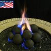 Myard-14-Cannonball-Fire-Stones-Log-Set-for-Fire-PitPersonal-Fireplace-0