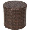 NAKSHOP-Outdoor-Wicker-Ottoman-Small-Patio-Furniture-Round-Footrest-Coffee-Table-Stool-Seat-Espesso-Brown-Modern-Rest-Hassock-Lawn-And-Garden-Backyard-All-Weather-Resistant-Rattan-And-eBook-By-0