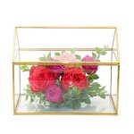 NCYP-Large-Inches-Geometric-Glass-Card-Box-Organizer-Terrarium-Centerpiece-Decor-Tabletop-Planter-Handmade-Copper-House-Shape-Window-Flower-Pot-for-Plants-Succulents-102-X-83-X-63–0