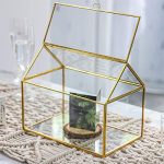 NCYP-Large-Inches-Geometric-Glass-Card-Box-Organizer-Terrarium-Centerpiece-Decor-Tabletop-Planter-Handmade-Copper-House-Shape-Window-Flower-Pot-for-Plants-Succulents-102-X-83-X-63–0-2