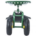 NEW-330lbs-Garden-Cart-Rolling-Work-Seat-With-Tool-Tray-Heavy-Duty-Gardening-Plant-0-2