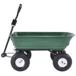 NEW-660lbs-Garden-Dump-Cart-Dumper-Wagon-Carrier-Wheel-Barrow-Air-Tires-Heavy-Duty-0-2