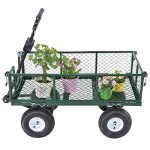 NEW-660lbs-Heavy-Duty-Lawn-Garden-Utility-Cart-Wagon-Wheelbarrow-Steel-Trailer-0-1