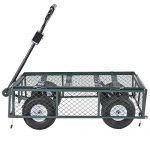 NEW-660lbs-Heavy-Duty-Lawn-Garden-Utility-Cart-Wagon-Wheelbarrow-Steel-Trailer-0-2