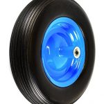 NK-WFF16BK-Flat-Free-Wheelbarrow-Tire-with-Ribbed-Tread-6-Inch-Centered-Hub-58-Inch-Bearings-155-Inch-Tire-Diameter-480400-8-0
