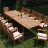 New-11-Pc-Luxurious-Grade-A-Teak-Dining-Set-117-Rectangle-Table-And-10-Cahyo-Stacking-Arm-Chairs-WHDSCHb-0-0