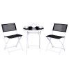 New-3-PCS-Folding-Bistro-Table-Chairs-Set-Garden-Backyard-Patio-Furniture-Black-0