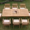 New-9-Pc-Luxurious-Grade-A-Teak-Dining-Set-94-Rectangle-Table-and-8-Stacking-Arm-Chairs-ModelABb-0-0