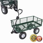 New-Heavy-Duty-Utility-Wheelbarrow-Lawn-Wagon-Cart-Dump-Trailer-Yard-Gdn-Steel-0