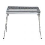New-Large-36-in-x-13-in-Russian-Style-Stainless-Steel-Portable-Folding-Charcoal-BBQ-Grill-Camping-Fishing-House-Party-or-in-Park-Nature—Special-Order-Allow-Extra-Time-for-Delivery-0