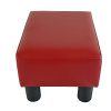 New-MTN-G-Modern-Faux-Leather-Ottoman-Footrest-Stool-Foot-Rest-Small-Chair-Seat-Sofa-Couch-wine-red-0-0