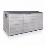 Nice1159-New-Storage-Large-All-Weather-Resin-Durable-Patio-Outdoor-Deck-Box-Easy-to-Use-Cabinet-Container-Organizer-Size-43-X-20-X-17-Light-Grey-0-0
