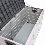 Nice1159-New-Storage-Large-All-Weather-Resin-Durable-Patio-Outdoor-Deck-Box-Easy-to-Use-Cabinet-Container-Organizer-Size-43-X-20-X-17-Light-Grey-0-1