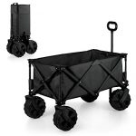 ONIVA-a-Picnic-Time-Brand-Collapsible-Adventure-Wagon-with-All-Terrain-Wheels-BlackGray-0-1