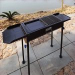 OOOQDUA-Barbecue-frame-household-stainless-steel-square-assembly-portable-0