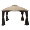 OPEN-BOX-Replacement-Canopy-Top-Cover-for-Allen-Roth-10×12-Gazebo-RipLock-350-0