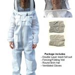 OZ-ARMOUR-BEEKEEPING-SUIT-VENTILATED-SUPER-COOL-DOUBLE-MESH-WITH-FECING-VEIL-ROUND-BRIM-HAT-GLOVES-0