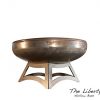 Ohio-Flame-30-Liberty-Fire-Pit-with-Hollow-Base-Made-in-USA-Natural-Steel-Finish-0