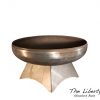 Ohio-Flame-30-Liberty-Fire-Pit-with-Standard-Base-Made-in-USA-Natural-Steel-Finish-0