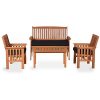 Oliver-Smith-4-Person-Bench-2-Chairs-and-Table-Solid-Wood-Cloth-Seats-4-Piece-Set-4112-0-0